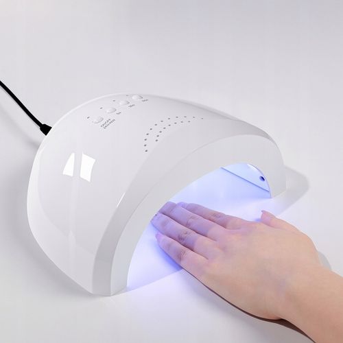 Lampa Do Paznokci Manicure Pedicure Profesjonalna UV LED EV1 48W Biała na Arena.pl
