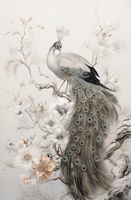 Plakat 53x81cm Pawia Gracja