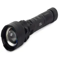 Latarka bailong taktyczna mocna led xhp50 funkcja zoom ładowana z USB