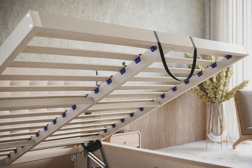 Łóżko tapicerowane LUX 2 160x200 ze  Stelażem i pojemnikiem na Arena.pl