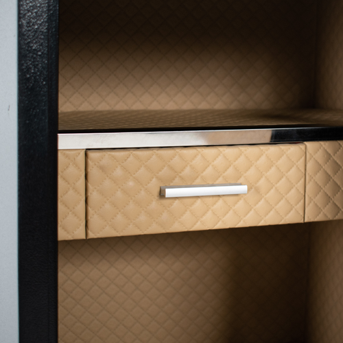 Pancerny Domowy Sejf Biometryczny Na Odcisk Palca Z Szufladą 45x38x32 cm na Arena.pl