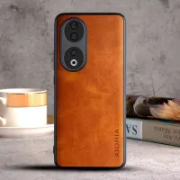 Etui AIORIA Vintage LEATHER do Huawei Honor x7b 5G/ 90 Smart pomarańczowy