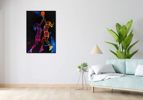 Plakat 68x98cm Mecz W Kosza na Arena.pl