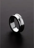 ouch! stalowy pierścień intymny anatomiczny 15x50 mm zaokrąglone krawędzie