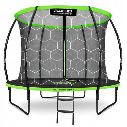 TRAMPOLINA OGRODOWA DLA DZIECI 252cm 8ft PREMIUM na Arena.pl