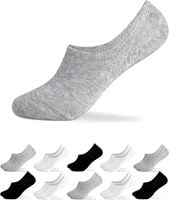 Zestaw 10 Par Damskich Skarpetek Stopki Białe Szare Czarne 39 42 Bawełna