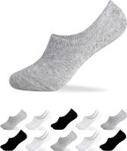 Zestaw 10 Par Damskich Skarpetek Stopki Białe Szare Czarne 39 42 Bawełna