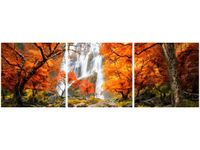 90 80CM OBRAZ T3 ELEM JESIENNY WODOSPAD DRUK ŚCIENNY