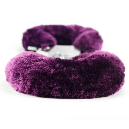 fetish pleasure fluffy handcuffs purple na Arena.pl