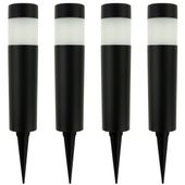 4x Lampy Solarne Ogrodowe Słupek LED Lampa wbijana