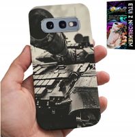 ETUI DO SAMSUNG GALAXY S10E - CZOŁG POJAZDY WOJSKOWE MILITARIA + FOLIA
