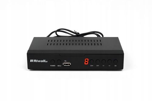 Dekoder DVB-T2 HEVC H.265 Riwall TVCONTROL Tuner TV Full HD HDMI USB na Arena.pl