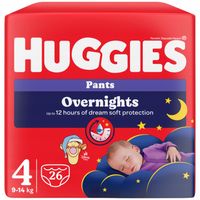Pieluchomajtki HUGGIES Overnights Pants rozmiar 4 (9-14kg) 26szt