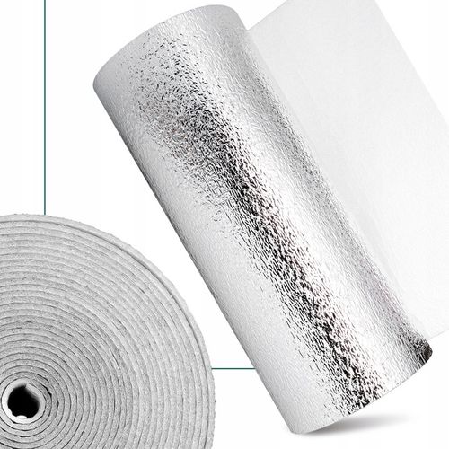 Ekran Zagrzejnikowy Mata Aluminiowa 10m Pianka Izolacyjna Odbijająca Cie GO na Arena.pl