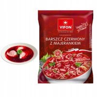 VIFON ZUPA zupka chińska BARSZCZ CZERWONY Z MAJERANKIEM 67g - PIKANTNA
