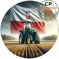 Opłatek na tort Traktor - Ciągnik /Polskie Rolnictwo