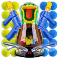 GŁODNA KACZKA STRZELANIE DO CELU 2 PISTOLET ZABAWKA PREZENT ŚWIĘTA GWIAZDKA