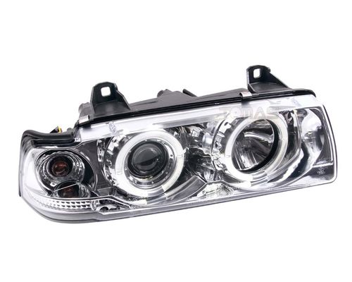Reflektory lampy BMW E36 chrom ringi coupe cabrio na Arena.pl