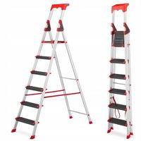 Drabina aluminiowa montażowa magazynowa profesjonalna HIGHER ALU 6