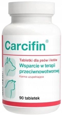 Carcifin wsparcie terapii nowotworowej DLA PSA I KOTA 90 tab. na Arena.pl