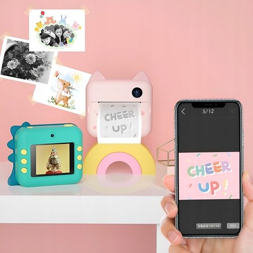 APARAT NATYCHMIASTOWY CYFROWY DLA DZIECI Z DRUKARKĄ KARTA 32GB + 2 ROLKI na Arena.pl