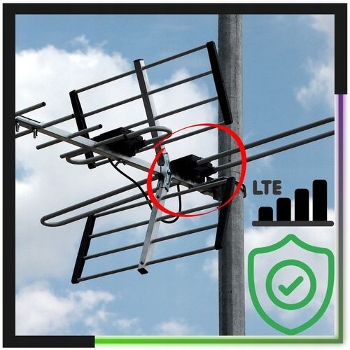 Antena do TV naziemnej zewnętrzna DVB-T2 MUX-8 4K LTE kierunkowa COMBO na Arena.pl