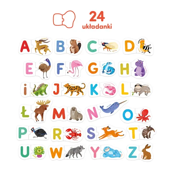 CzuCzu.Puzzle do pary Literki 3+ zdjęcie 5