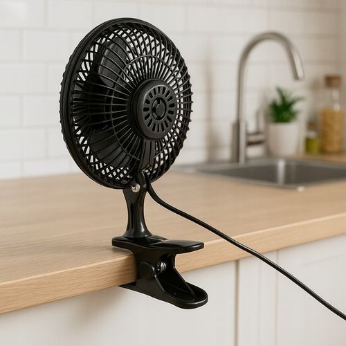 WENTYLATOR BIURKOWY CICHY NA KLIPS WIATRAK STOJĄCY STOJAK 2 TRYBY 25W na Arena.pl