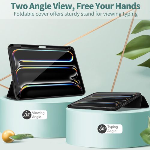 Etui do iPada Pro 11 2024 M4 Pancerne na Rysik Auto Wake Czarne na Arena.pl