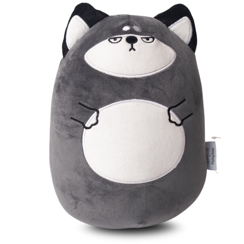 MASKOTKA 2W1 Maskotka 2w1 - Pluszak i wałek/ poduszka - Szara na Arena.pl