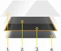 Szklany Grzejnik na podczerwień Promiennik Yoer 600W Energooszczędny +WiFi