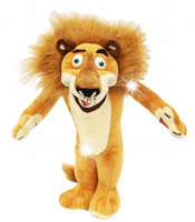 MASKOTKA LEW ALEX MADAGASKAR BAJKA PLUSZAK PRZYTULANKA MASKOTKA 40CM