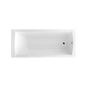 Aquaria wanna prostokątna 140x70 cm, biały połysk