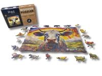 Puzzle Drewniane dla dzieci i dorosłych RainbowCow Krowa 100 el