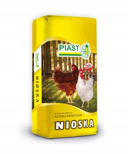 Pasza dla kur niosek GRANULOWANA Piast Pasza dla niosek pełnoporcjowa 25 kg na Arena.pl
