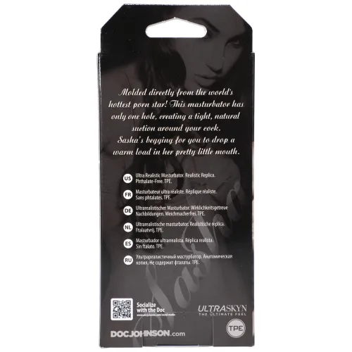 doc johnson sasha grey model ust z materiału ultraskyn, kompaktowy na Arena.pl