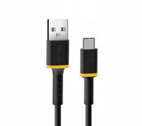KABEL DO ŁADOWANIA REINSTON EKT38 USB - USB typ C 3 M CZARNY