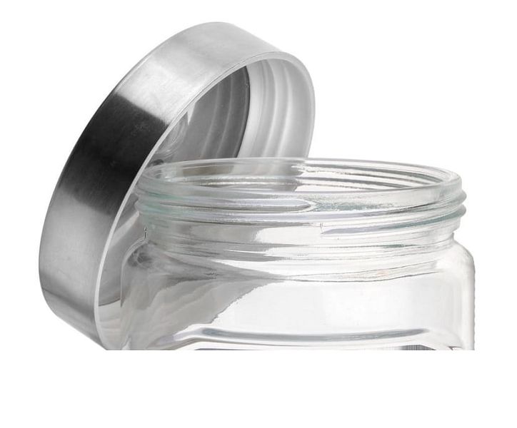 Pojemnik spożywczy słoik szklany OZZY napis KAWA 1250 ml przezroczysty zdjęcie 2