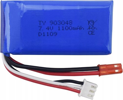 Zestaw 2 baterii 7,4 V 1100 mAh Ładowarka WLtoys A949, A959, A969, A979, na Arena.pl