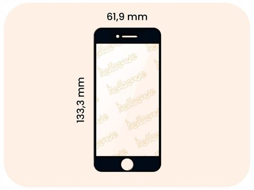 3-pak SZKŁO HARTOWANE DO iPhone SE 2020 / SE 2022 / 7 / 8 na cały ekran 9H na Arena.pl