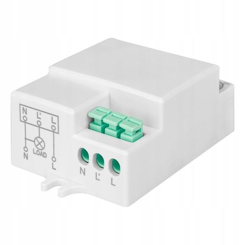 Czujnik RUCHU zmierzchu LED sensor MIKROFALOWY flat na Arena.pl