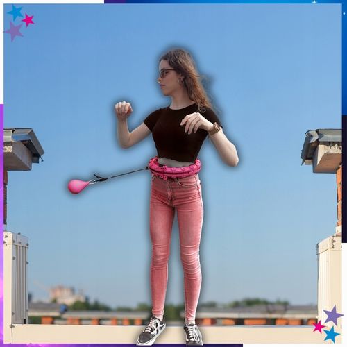 HULA HOP Z OBCIĄŻENIEM Odchudzające Obciążnikiem Smart z Wypustkami HULAHOP na Arena.pl