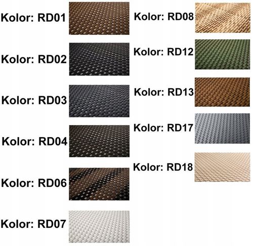 Osłona balkonowa technorattan 1300 g/m2 h 100 RD02 na Arena.pl