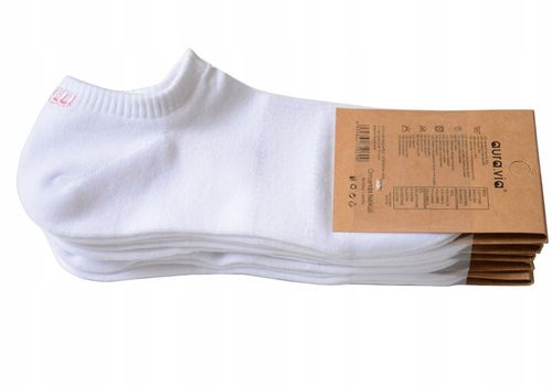 stopki bawełna aura.via 38-41 zestaw 5 PAR czarne na Arena.pl