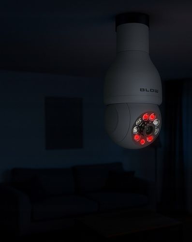 KAMERA WIFI WEWNĘTRZNA OBROTOWA ŻARÓWKA GWINT E27 IP 3MP TUYA na Arena.pl