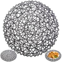 Podkładka Kuchenna Mata Ochronna na Stół pod Talerze Sztućce Czarna