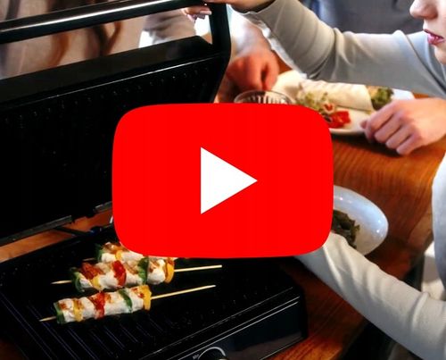 GRILL ELEKTRYCZNY OPIEKACZ TOSTER DO KANAPEK PANINI ROZKŁADANY DUŻY na Arena.pl