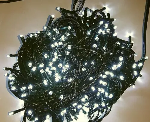 Lampki choinkowe sznur 10m/300 LED światełka białe z programatorem Barwa światła - Biała ciepła (ok 3000k) na Arena.pl