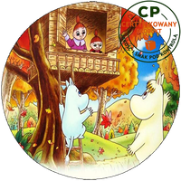 Opłatek waflowy na tort - Muminki