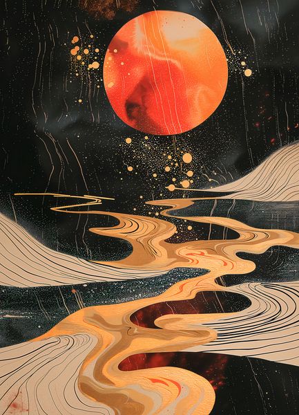 Plakat 13x18cm Planetarny Taniec zdjęcie 1
